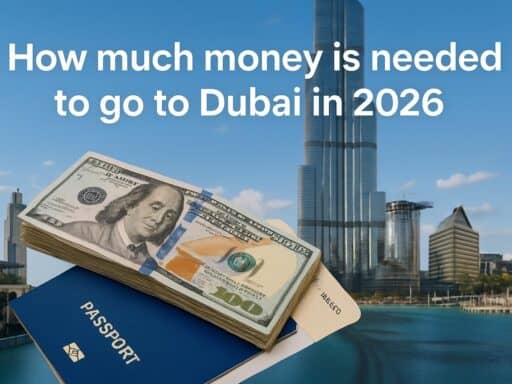 দুবাই যেতে কত টাকা লাগে ২০২৬ – সম্পূর্ণ নির্দেশিকা