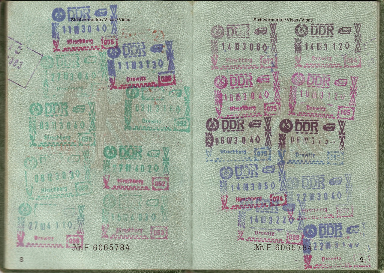 Bangladeshi passport and visa stamp — বেলারুশ ওয়ার্ক পারমিট