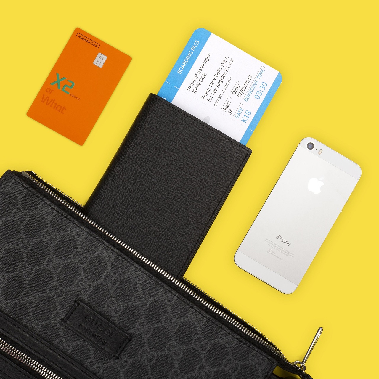 passport and employment contract documents